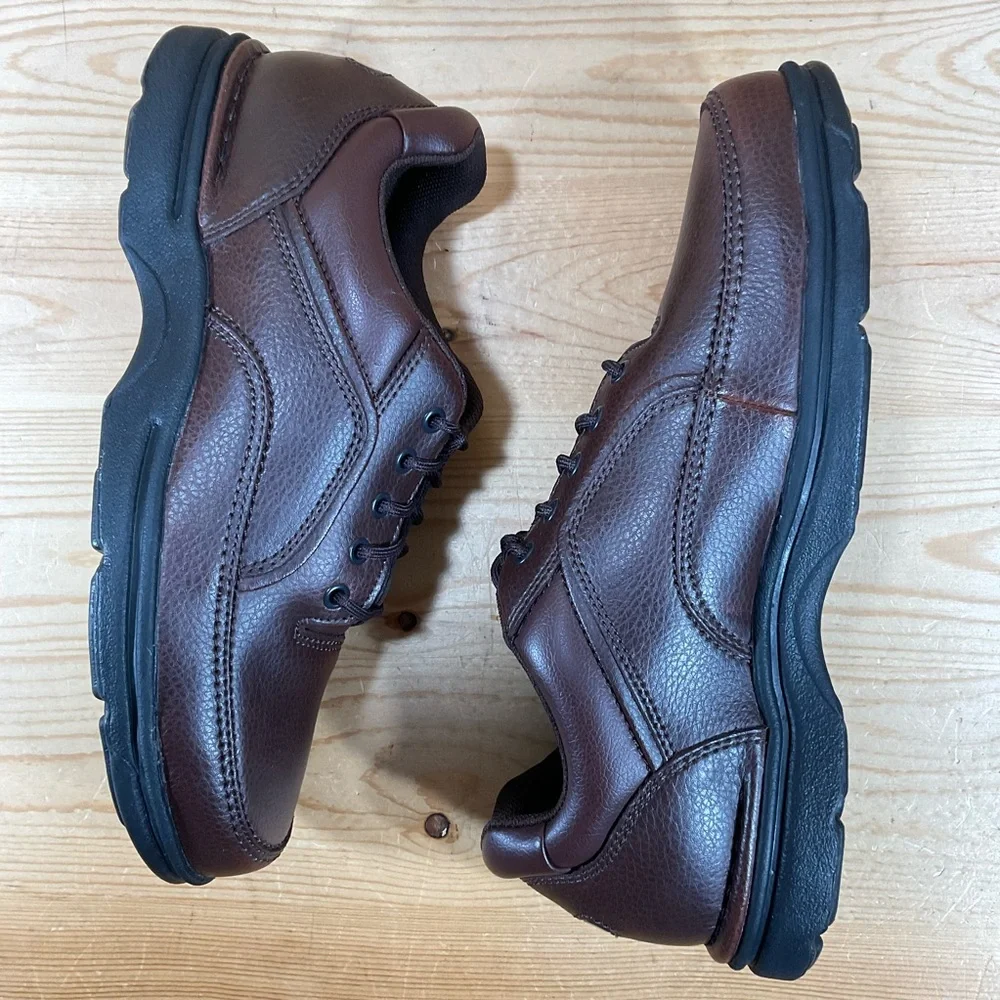 NWOB Rockport Ridgefield Eureka Walking Shoes Men’s 11.5 M Brown Leather K71201